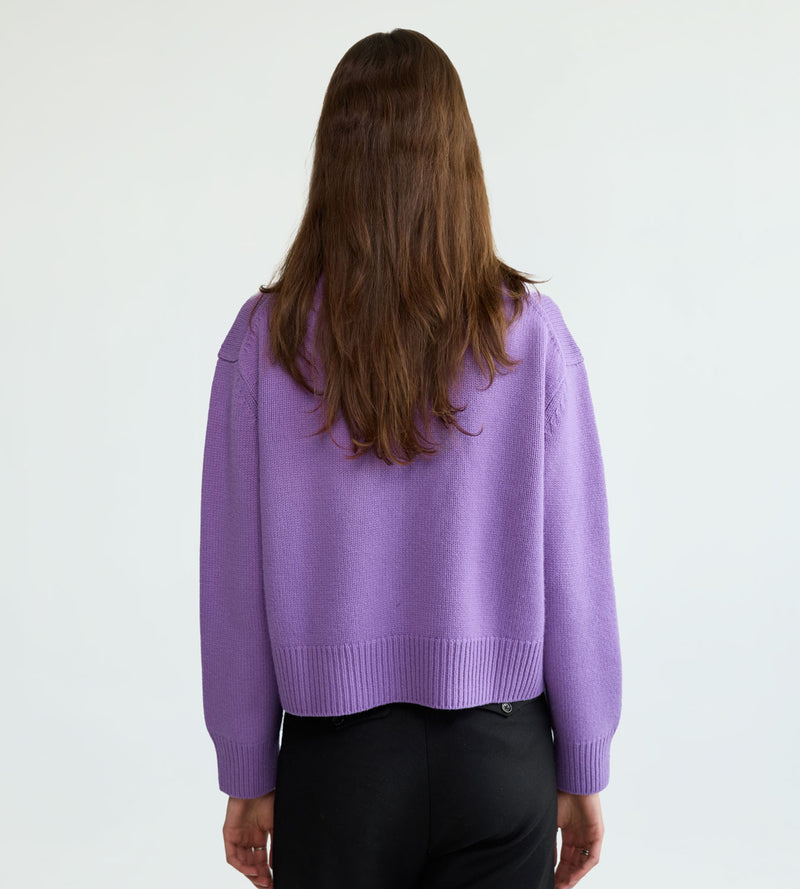 Cropped Wool Sweater