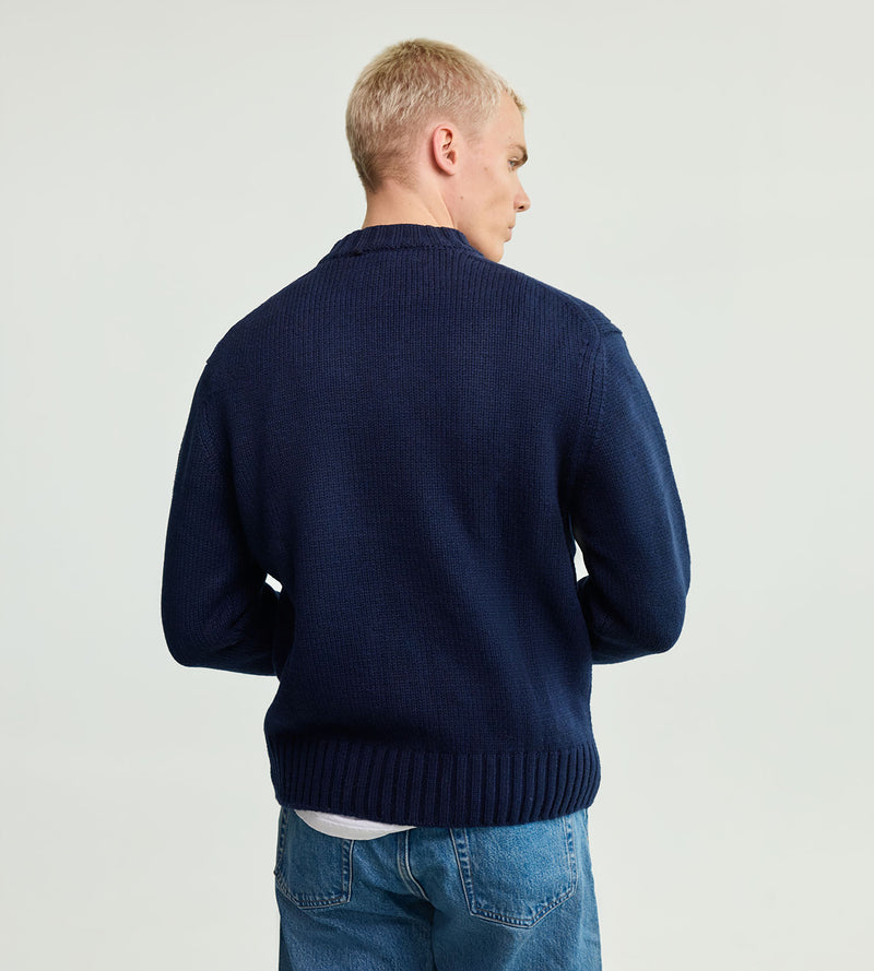 Wool Crewneck Navy