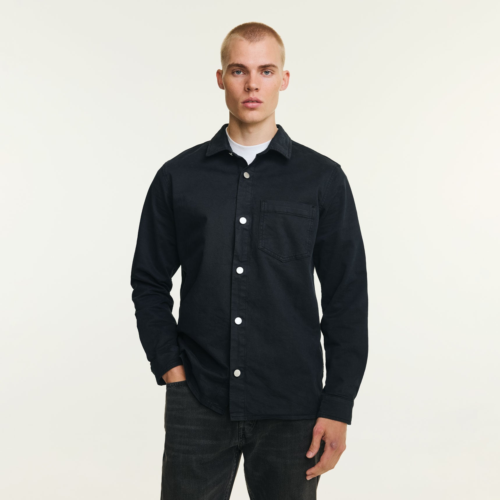 One Pocket Overshirt in Cotton