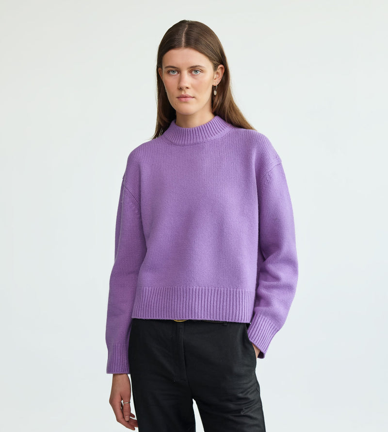 Cropped Wool Sweater